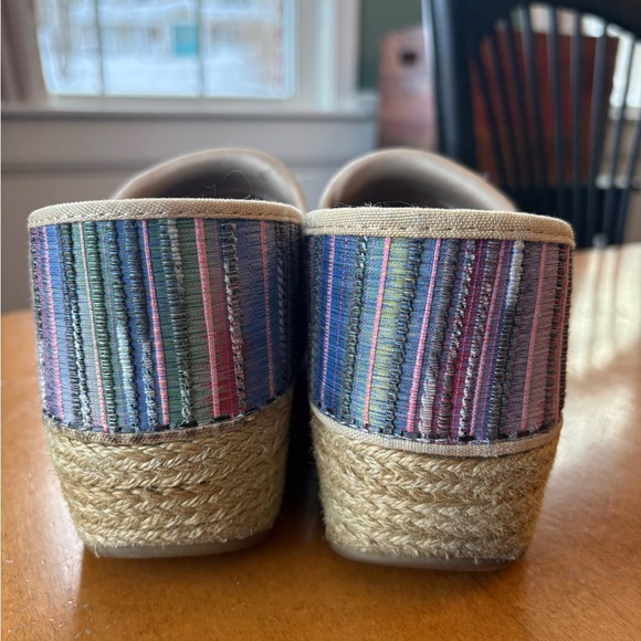 Dansko Colorful Striped Espadrille Flats - Picture 3 of 5